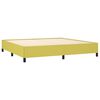 vidaXL Estructura de cama sin colch&oacute;n tela verde 200x200 cm