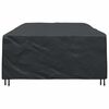 vidaXL Funda para muebles Liso Negro 305 x 190 x 85 cm 210D