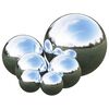 vidaXL Bola de espejo 6 uds. &Oslash; 15 cm Plateado Acero Inoxidable 201