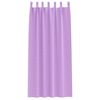 vidaXL Cortinas Opacas con Anillas 2 pcs Morado 260 x 140 cm Poli&eacute;ster