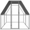 vidaXL Jaula gallinero de exterior de acero galvanizado 2x4x2 m