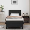 vidaXL Cama tipo Box Spring Negro 100 x 200 cm Cuero sint&eacute;tico