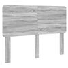 vidaXL Estructura de cama con cabecera Gris Sonoma 150 x 200 cm