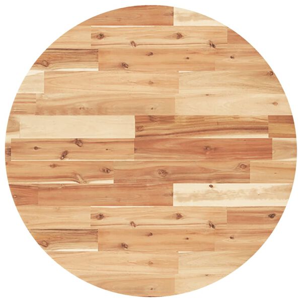 vidaXL Tablero de mesa redondo madera maciza de acacia &Oslash;70x4 cm