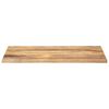 vidaXL Tablero de mesa rectangular madera maciza mango 100x70x2,5 cm