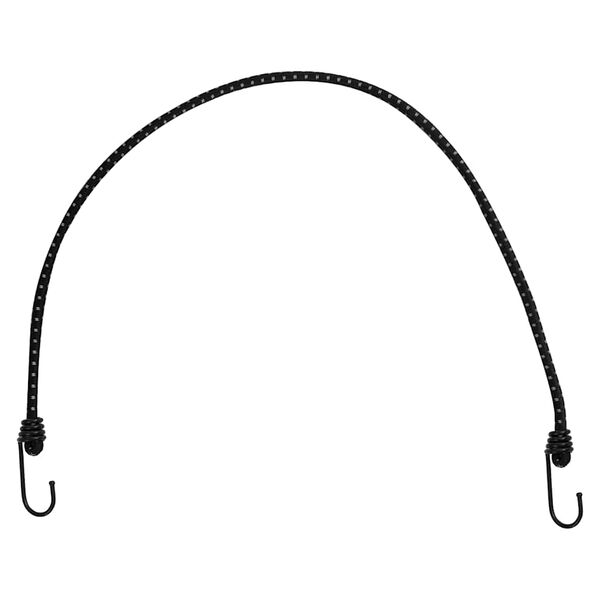 vidaXL Cuerdas el&aacute;sticas con tiras reflectantes y ganchos 25 uds 88 cm