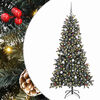 vidaXL &Aacute;rbol de Navidad artificial Verde 210 cm PVC, Pl&aacute;stico y Acero