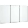 vidaXL Pizarra magn&eacute;tica plegable aluminio 180x80x1,7 cm