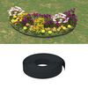 vidaXL Borduras de jardín 2 uds polietileno negro 10 m 10 cm