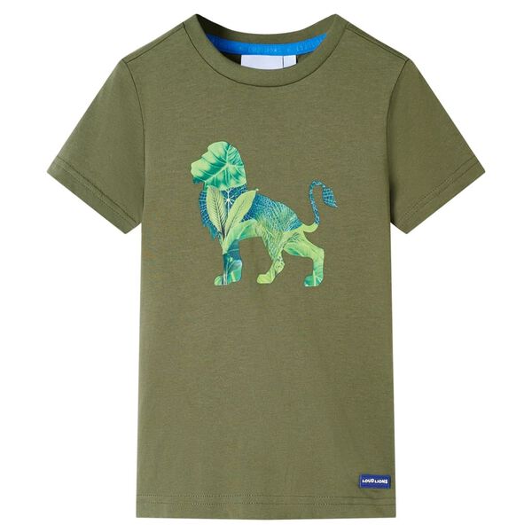 Camiseta infantil caqui 116