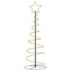 VidaXL LED para &aacute;rbol de Navidad 100 LED blanco c&aacute;lido 150 cm