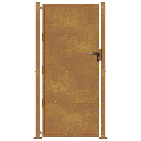 vidaXL Puerta de jard&iacute;n 100x200 cm de acero corten