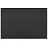 vidaXL Felpudo Gris antracita 80 x 120 x 1.2 cm Tela de peluche