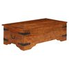 vidaXL Mesa de centro madera maciza acacia acabado miel 110x55x35 cm