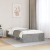 vidaXL Estructura de cama madera de ingenier&iacute;a gris Sonoma 90x200 cm