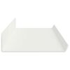 vidaXL Estante flotante 2 pcs 80 x 9 x 2,5 cm Acero