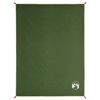 vidaXL Manta de picnic con piquetas verde 205x155 cm