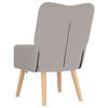vidaXL sill&oacute;n Gris Claro 63 x 67 x 94 cm Tela de Oveja y Contrachapado