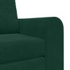 vidaXL Sof&aacute; cama Verde oscuro 98 x 71 x 83 cm Terciopelo