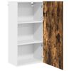 vidaXL Mueble colgante con puerta Roble Ahumado y 50 x 31 x 100 cm