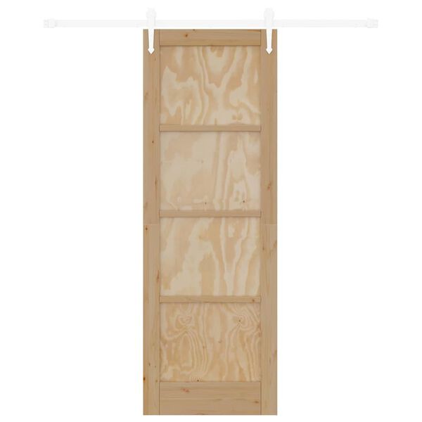 vidaXL Puerta Corredera ORKDAL Marr&oacute;n 73,5 x 211 cm