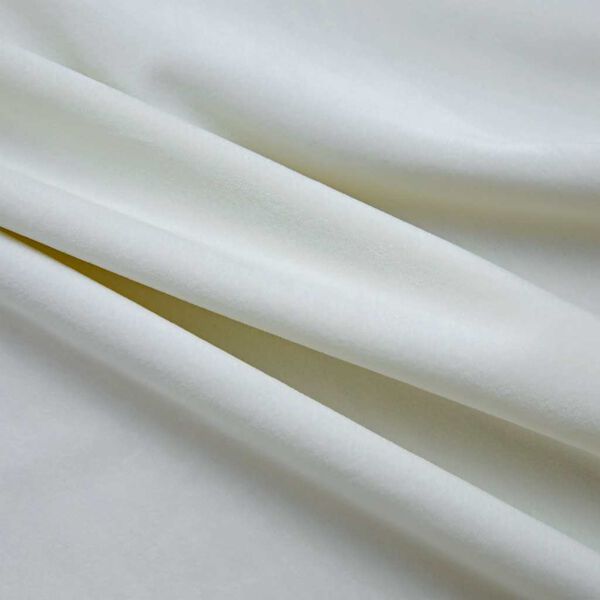 vidaXL Cortinas opacas con anillas 2 uds terciopelo crema 140x175 cm