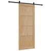 vidaXL Puerta Corredera ORKDAL Marrón 86 x 211 cm