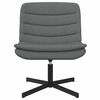 vidaXL Silla giratoria Gris oscuro 63 x 75 x 76 cm tela