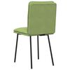 vidaXL Sillas de comedor 4 unidades terciopelo verde claro