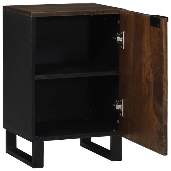 vidaXL Gabinete de Lavabo para Ba&ntilde;o con puerta Nogal 38 x 33,5 x 58 cm