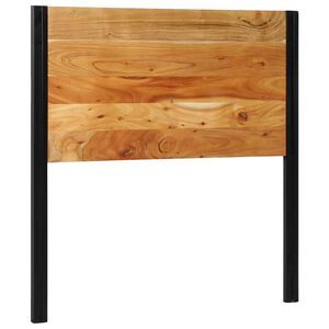 vidaXL Cabecero 100 cm Madera Maciza Acacia y Hierro