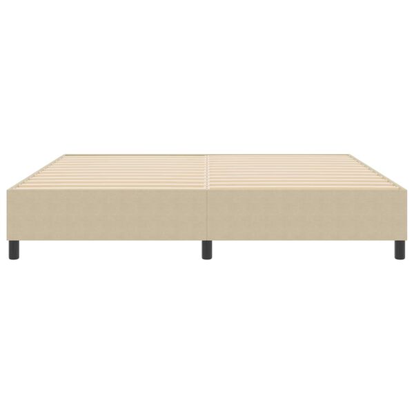 vidaXL Cama de plataforma Verde gris&aacute;ceo 200 x 200 cm tela