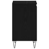 vidaXL Gabinete de Lavabo para Baño Roble Negro 58 x 33 x 60 cm