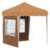 vidaXL Carpa Plegable para Fiestas 195 x 195 x 245 cm Beige