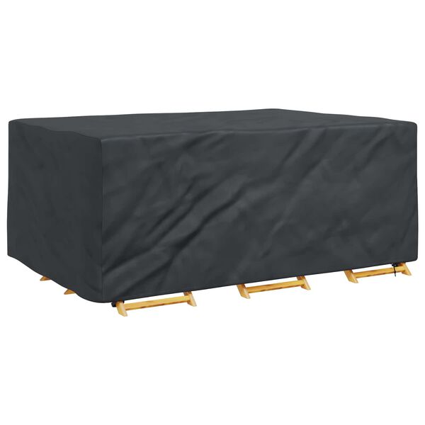 vidaXL Funda para muebles Liso Negro 210 x 130 x 70 cm 600D