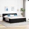 vidaXL Cama tipo Box Spring con colch&oacute;n Negro 180 x 200 cm Terciopelo