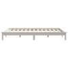 vidaXL Estructura de cama de madera maciza de pino blanco 200x200 cm