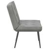 vidaXL Sill&oacute;n de relax terciopelo gris claro 64x74x84 cm