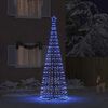 vidaXL &Aacute;rbol de Navidad LED con 800 LED con soporte Azul 400 cm Hierro