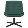 vidaXL Silla giratoria Verde oscuro 63 x 75 x 76 cm tela