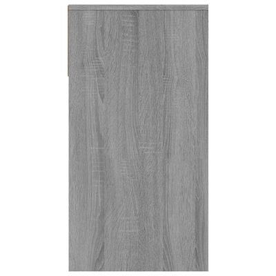 vidaXL Mesa consola madera contrachapada gris Sonoma 100x39x75 cm