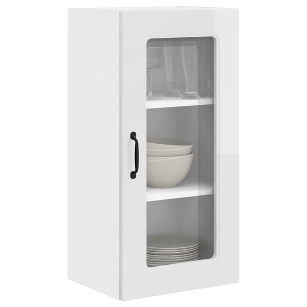 vidaXL Mueble de Cocina Kalmar brillante 40 x 31 x 80 cm