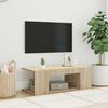 vidaXL Mueble de TV con luces LED roble Sonoma 90x39x30 cm