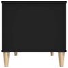 vidaXL Mesa de centro madera contrachapada negro 90x44,5x45 cm