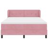 vidaXL Cama tipo Box Spring con colch&oacute;n Rosa 160 x 200 cm Terciopelo