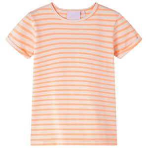 Camiseta infantil naranja ne&oacute;n 104