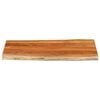 vidaXL Tablero de mesa rectangular borde natural acacia 100x60x3,8 cm
