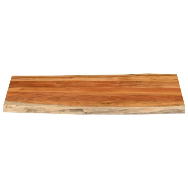 vidaXL Tablero de mesa rectangular borde natural acacia 100x60x3,8 cm