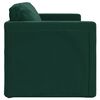 vidaXL Sof&aacute; cama de suelo 2 en 1 terciopelo verde oscuro 122x204x55 cm