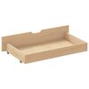 vidaXL Estructura de cama con 2 cajones madera maciza pino 140x200 cm
